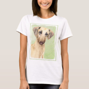 Sloughis-Malerei - Niedliche Original Hunde-Kunst T-Shirt