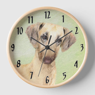 Sloughis Malerei - Süße originelle Hundekunst Uhr