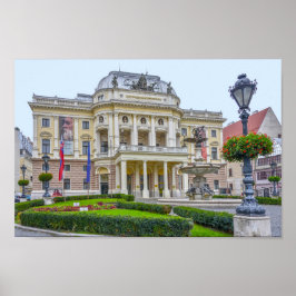 Slovak National Theatre, Bratislava, Slovakia Poster