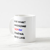 Slovak Oma, phantastisch Kaffeetasse (Vorderseite Links)