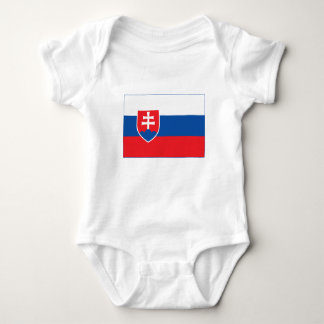 Slovakia Flag Baby Strampler