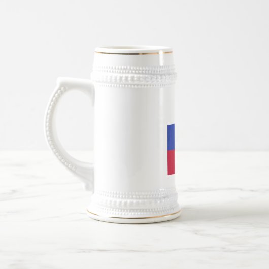 Slovakia Flag Emblem Bierglas (Links)