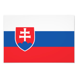 Slovakia Flag Fotodruck