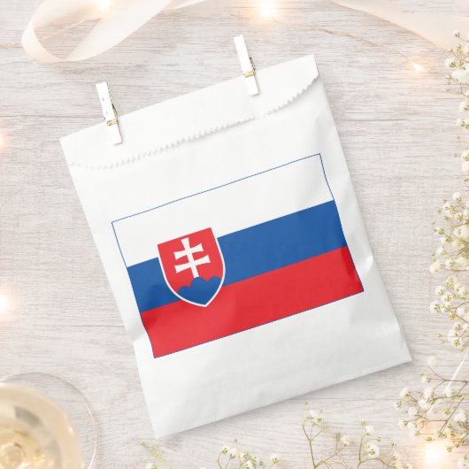 Slovakia Flag Geschenktütchen (Ausgeschnitten)
