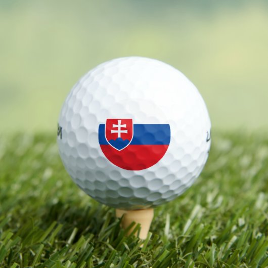 Slovakia Flag Golfball (Insitu T-Shirt)