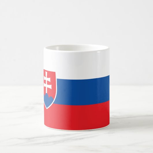 Slovakia Flag Kaffeetasse (Mittel)