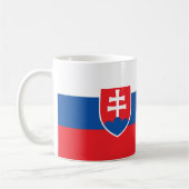 Slovakia Flag Kaffeetasse (Links)