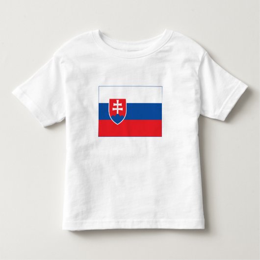 Slovakia Flag Kleinkind T-shirt (Vorderseite)