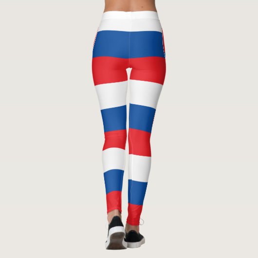 Slovakia Flag Leggings (Rückseite)