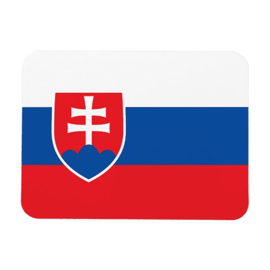 Slovakia Flag Magnet (Horizontal)