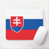 Slovakia Flag Mousepad (Mit Mouse)