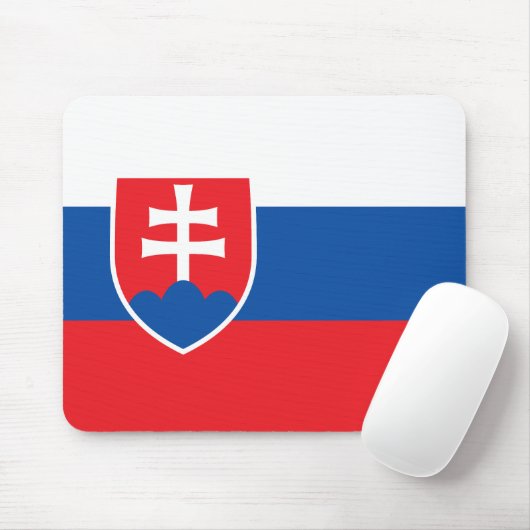 Slovakia Flag Mousepad (Mit Mouse)