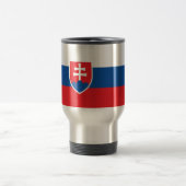 Slovakia Flag Reisebecher (Mittel)