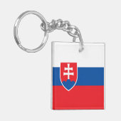 Slovakia Flag Schlüsselanhänger (Vorderseite links)