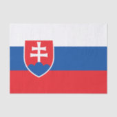 Slovakia Flag Seidenpapier (Vorderseite)