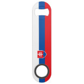 Slovakia Flag Speed Flaschenöffner (Vorderseite)