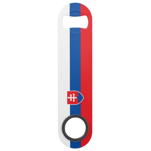 Slovakia Flag Speed Flaschenöffner (Vorderseite)