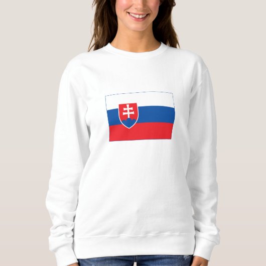 Slovakia Flag Sweatshirt (Vorderseite)