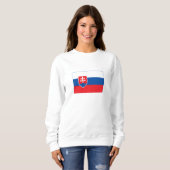Slovakia Flag Sweatshirt (Vorne ganz)
