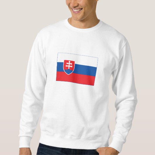 Slovakia Flag Sweatshirt (Vorderseite)