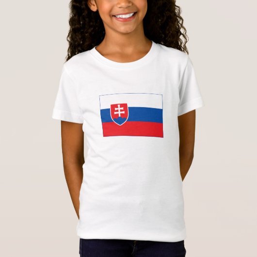 Slovakia Flag T-Shirt (Vorderseite)