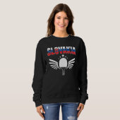 Slovakia Ping Pong  Slovak Table Tennis Team Suppo Sweatshirt (Vorne ganz)
