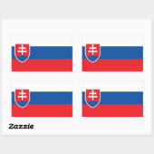 SLOVAKIA RECHTECKIGER AUFKLEBER (Blatt)