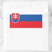 SLOVAKIA RECHTECKIGER AUFKLEBER (Tasche)