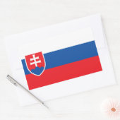 SLOVAKIA RECHTECKIGER AUFKLEBER (Umschlag)