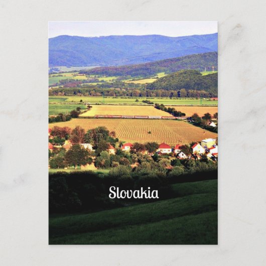 Slovakia scenic landscape postkarte (Vorderseite)