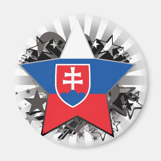 Slovakia Star Magnet (Vorne)