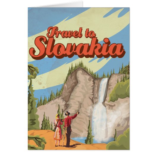 Slovakia Vintage Travel Poster (Vorne)