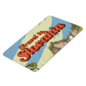 Slovakia Vintage Travel Poster Magnet (Linke Seite)