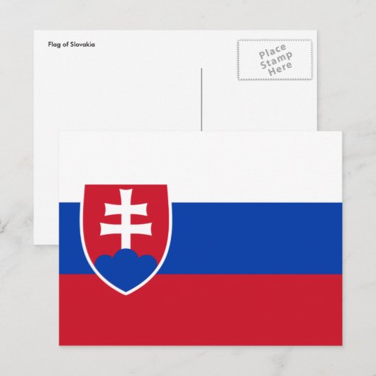 Slovakie Postkarte (Vorne/Hinten)