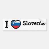 Slovenia Flag Autoaufkleber (Vorne)