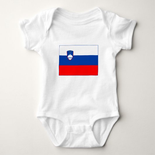 Slovenia Flag Baby Strampler (Vorderseite)