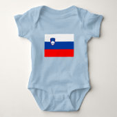 Slovenia Flag Baby Strampler (Vorderseite)