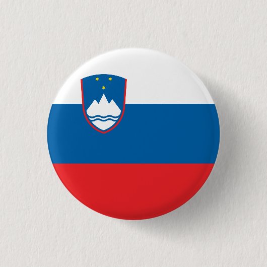 Slovenia Flag Button (Vorderseite)