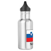 Slovenia Flag Edelstahlflasche (Links)