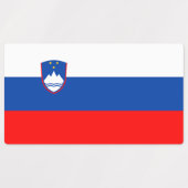 Slovenia Flag Etiketten (Design 1)