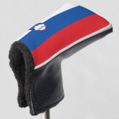 Slovenia flag golf headcover (3/4 Vorderseite)