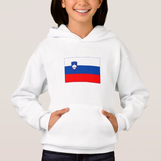 Slovenia Flag Hoodie (Vorderseite)