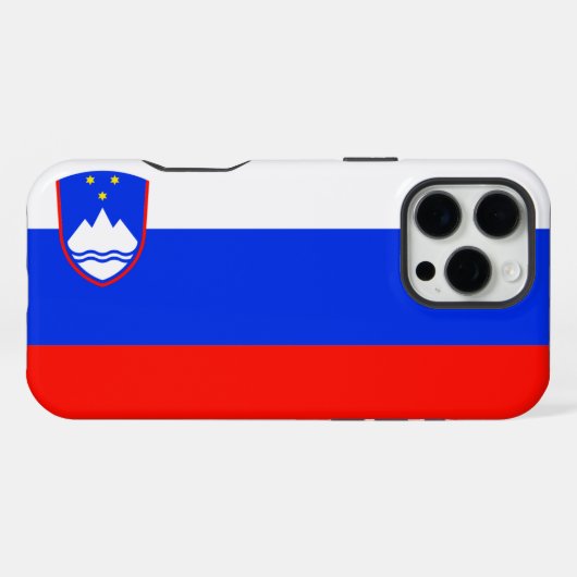 Slovenia Flag iPhone Hülle (Rückseite (Horizontal))