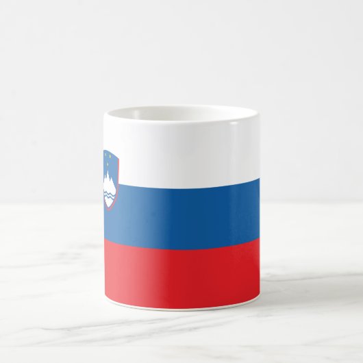 Slovenia Flag Kaffeetasse (Mittel)