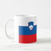 Slovenia Flag Kaffeetasse (Links)