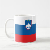 Slovenia Flag Kaffeetasse (Links)