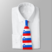 Slovenia Flag Krawatte (Gebunden)