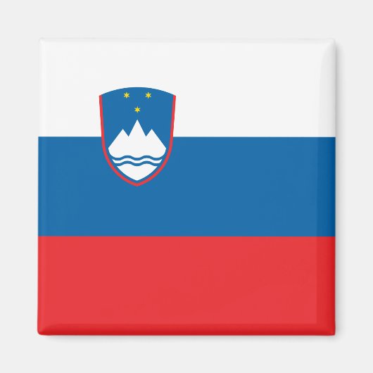Slovenia Flag Magnet (Vorne)