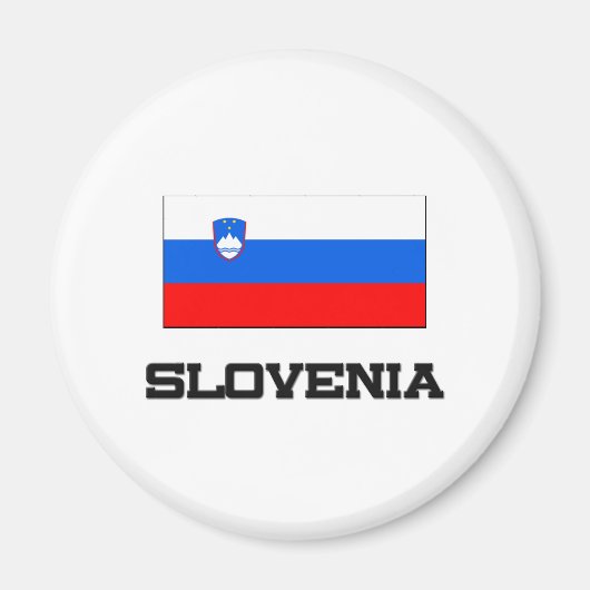 Slovenia Flag Magnet (Vorne)