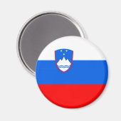 Slovenia Flag Magnet (Vorderseite/Rückseite)